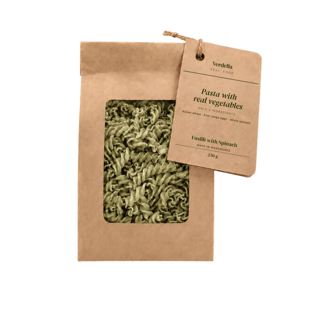 Pasta with spinach - Fusilli