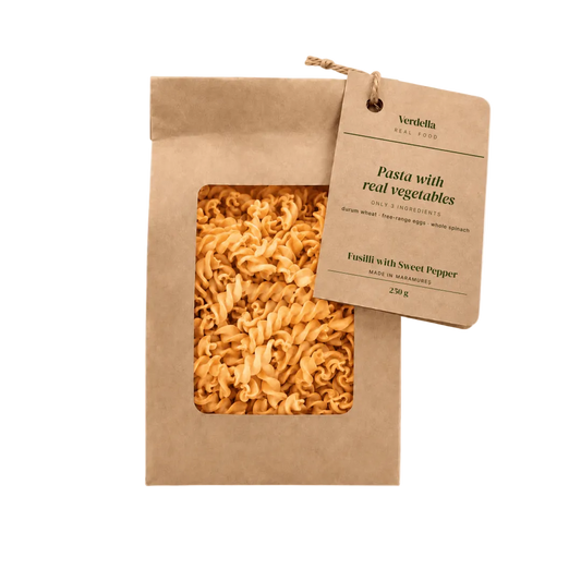 Pasta with sweet pepper - Fusilli